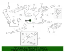 Прокладка глушителя GMC 22743413
