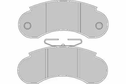 колодки дисковые MB FD685N NECTO