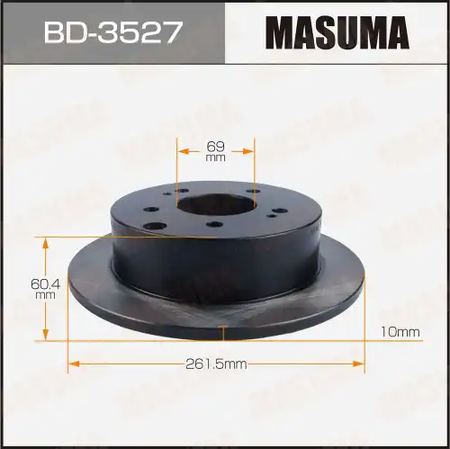 Тормозной диск MASUMA BD3527