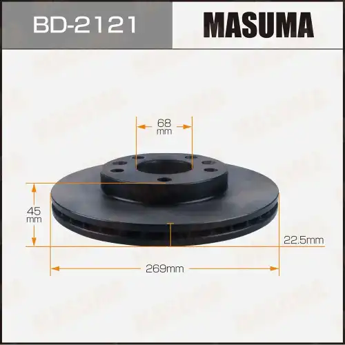 Тормозной диск MASUMA BD2121