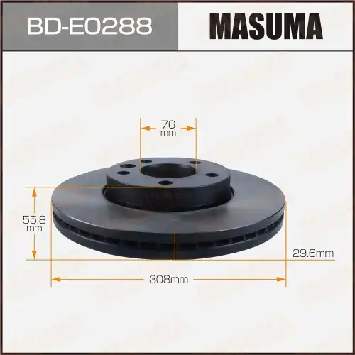 Тормозной диск MASUMA BDE0288