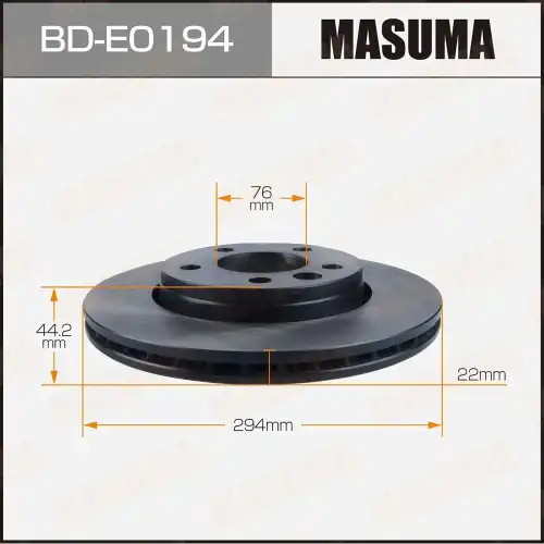 Тормозной диск MASUMA BDE0194