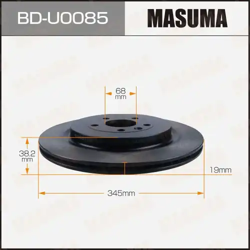 Тормозной диск MASUMA BDU0085