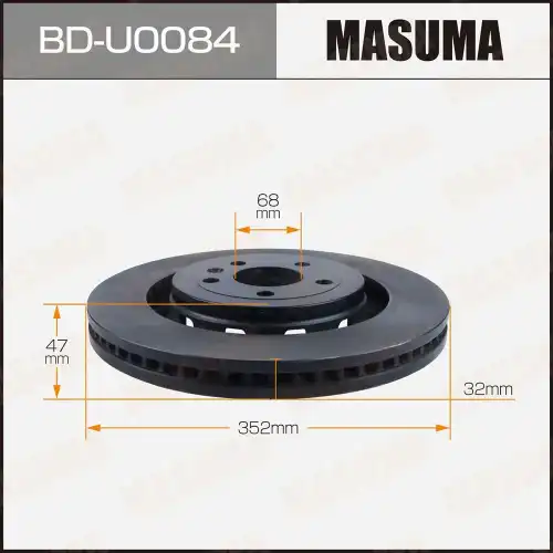 Тормозной диск MASUMA BDU0084