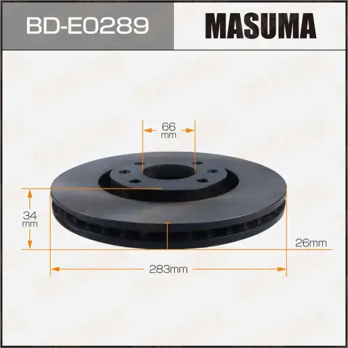 Тормозной диск MASUMA BDE0289
