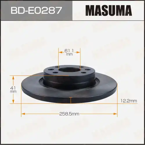 Тормозной диск MASUMA BDE0287
