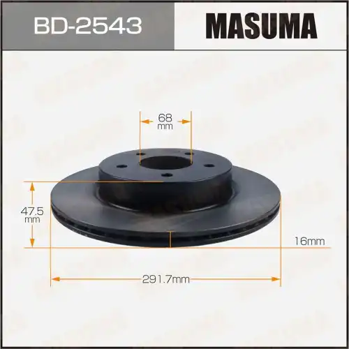 Тормозной диск MASUMA BD-2543