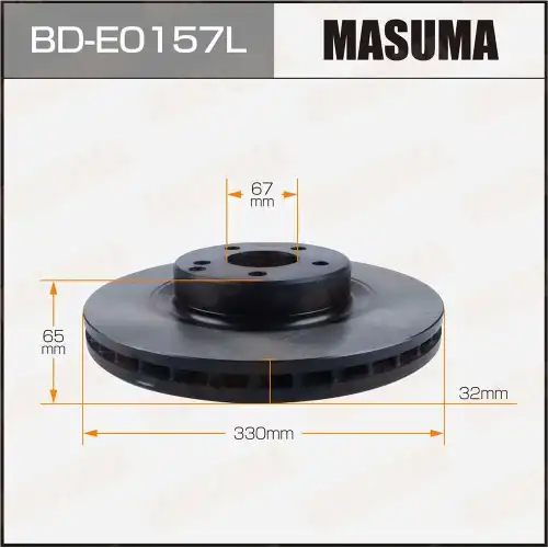 Тормозной диск MASUMA BDE0157L