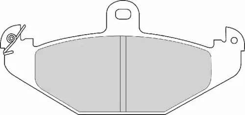 Тормозные колодки дисковые NECTO FD6485N