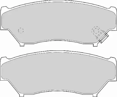 колодки дисковые торм. перед. Suz FD6745N NECTO