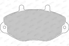 колодки дисковые торм. перед. Ford FD6404N NECTO