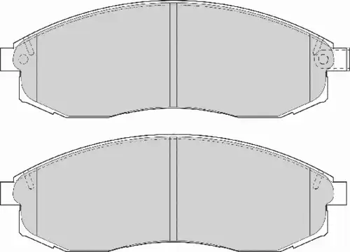 колодки дисковые торм. перед. Niss FD7107N NECTO
