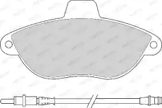 колодки дисковые торм. перед. Peug FD6684N NECTO