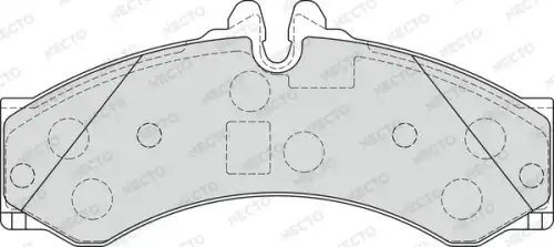 колодки дисковые торм. перед. VW FD7236V NECTO