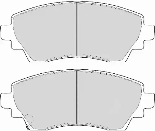 колодки дисковые торм. перед. Toyo FD6898N NECTO