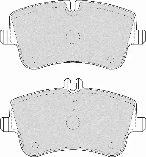 колодки дисковые торм. перед. MB FD6961N NECTO