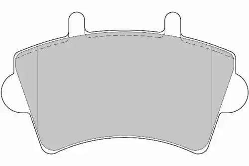 колодки дисковые торм. перед. Ren FD6893N NECTO