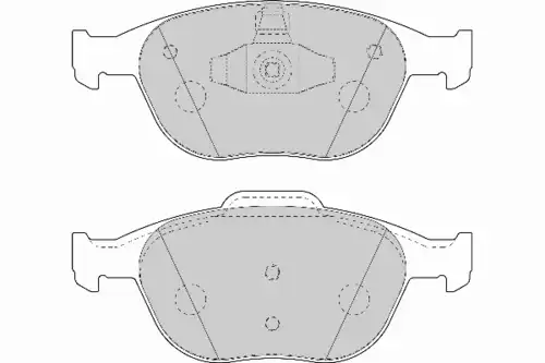 колодки дисковые торм. перед. Ford FD7034N NECTO