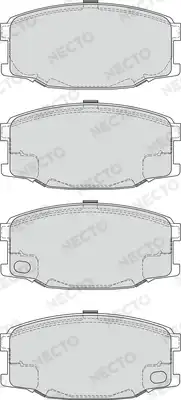 колодки дисковые торм. перед. Mits FD7256V NECTO