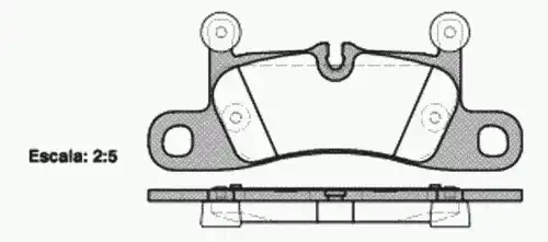 Тормозные колодки дисковые WOKING P12793.10