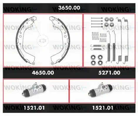 глушитель передняя часть MB 3650.00 WOKING