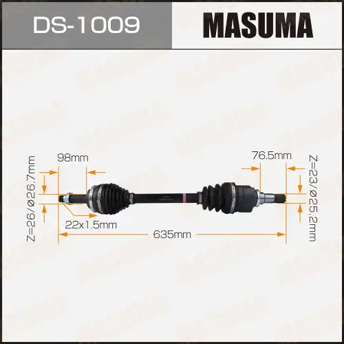 ШРУС наружный MASUMA DS-1009