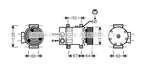 Тормозной диск PRASCO JEAK047