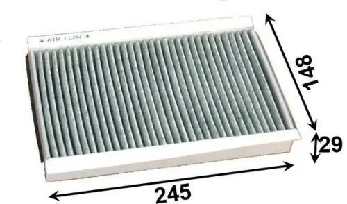 Салонный фильтр JS ASAKASHI AC0167C