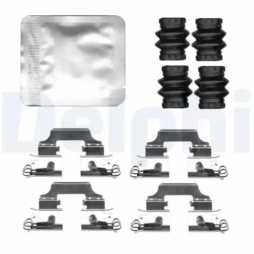 Комплектующие, колодки дискового тормоза LX0809 DELPHI