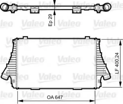 Интеркулер VALEO 818721