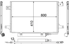 Радиатор кондиционера (конденсатор) MAHLE AC369000P