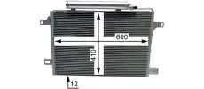 Радиатор кондиционера (конденсатор) MAHLE AC369000P