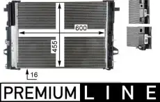 Радиатор кондиционера (конденсатор) MAHLE AC446000P