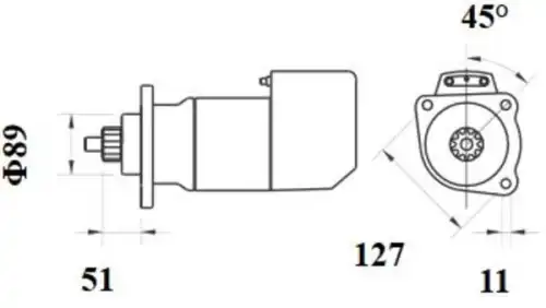 Стартер MAHLE MS 704