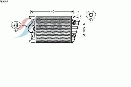 Интеркулер AVA PR4047