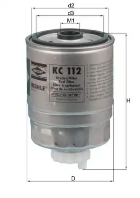 Топливный фильтр MAHLE KC 112