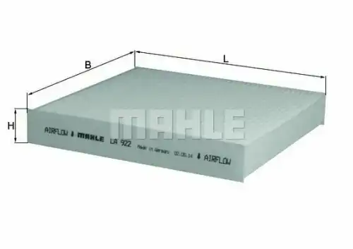 Салонный фильтр MAHLE LA 922