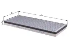 Салонный фильтр MAHLE LAK 83