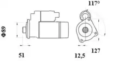 Стартер MAHLE MS 1042
