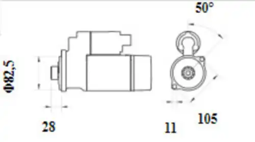 Стартер MAHLE MS 1143