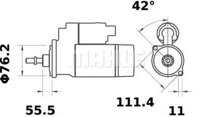 Стартер MAHLE MS 264
