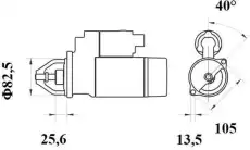 Стартер MAHLE MS 737