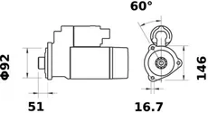 Стартер MAHLE MS 76
