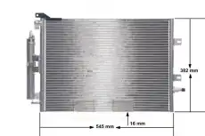 Радиатор кондиционера (конденсатор) MAHLE AC 720 000S