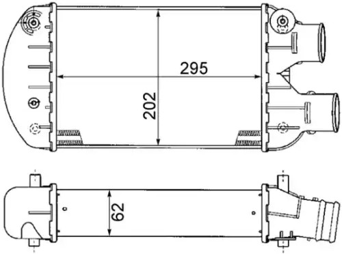 Интеркулер MAHLE CI 341 000P