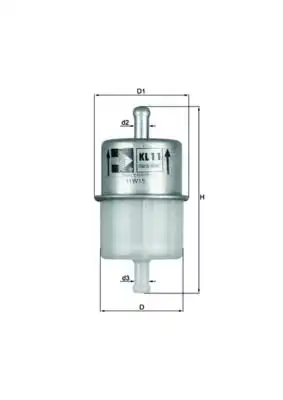 Топливный фильтр MAHLE KL 11