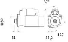 Стартер MAHLE MS 1033