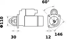 Стартер MAHLE MS 107