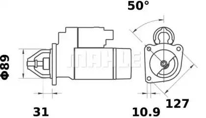 Стартер MAHLE MS 145