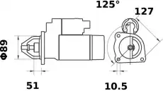 Стартер MAHLE MS 174
